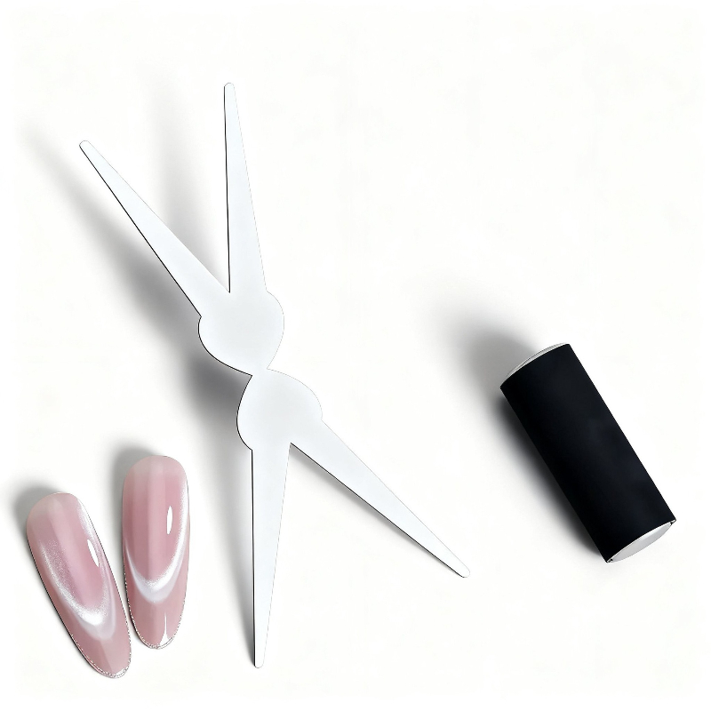 Nail Gel Polish Set - Double Headed Nails Magnet French Shape