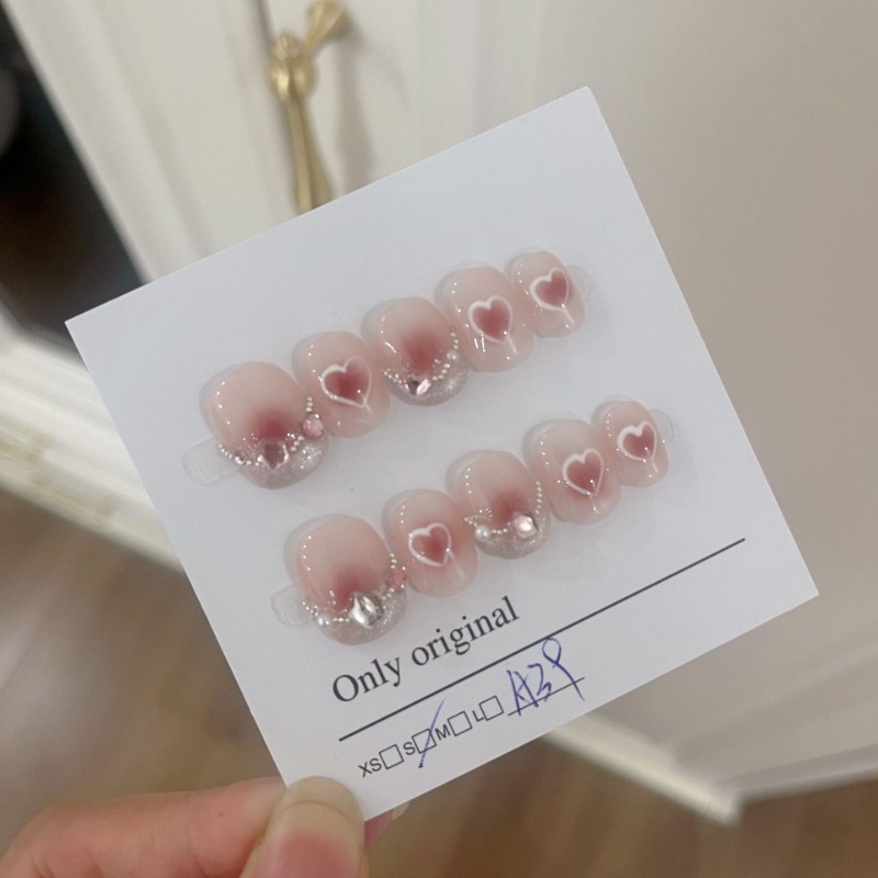 10 Pieces Summer French Short  - Nail Art Love recension och pris