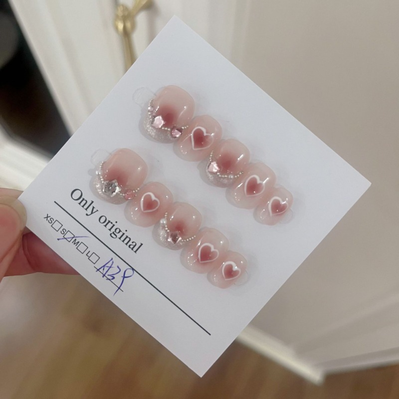 10 Pieces Summer French Short  - Nail Art Love recension och pris