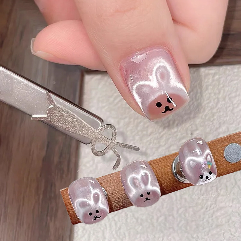 3D Cute Rabbit Love Heart Suck - Nail Art Love recension och pris