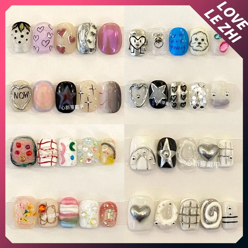 10Pcs Diy Creativity Funny Mas - Nail Art Love recension och pris