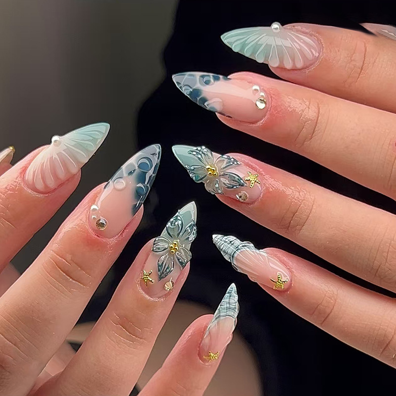 24pcs Wearable Press on Nails  - Nail Art Love recension och pris