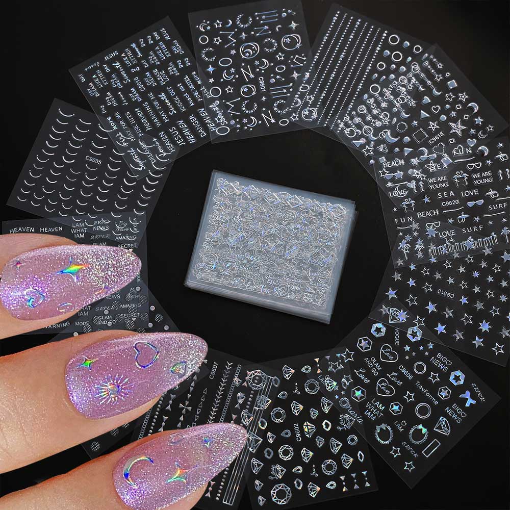 30Sheets Diamond Design Nail S - Nail Art Love recension och pris