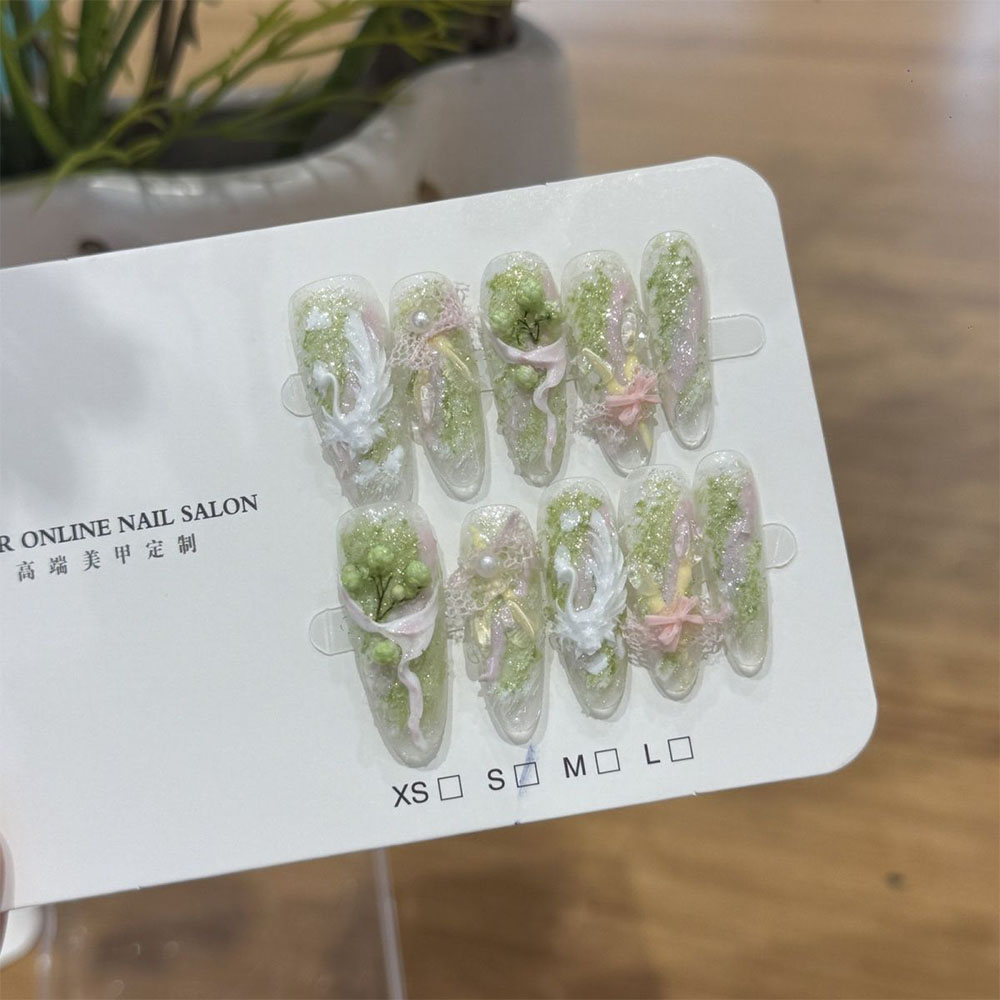 Cute Sweet Girlish Style Glitt - Nail Art Love recension och pris