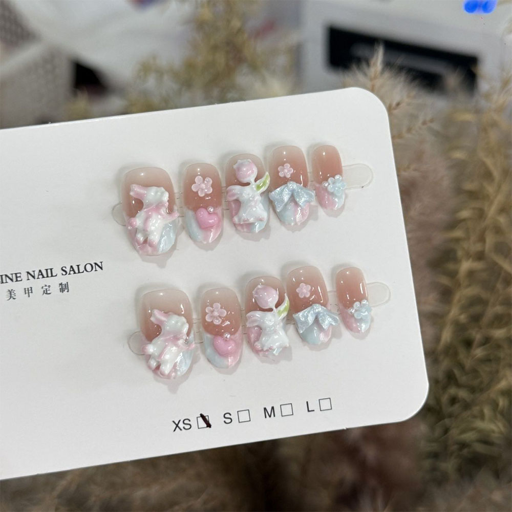 Cute Sweet Girlish Style Glitt - Nail Art Love recension och pris
