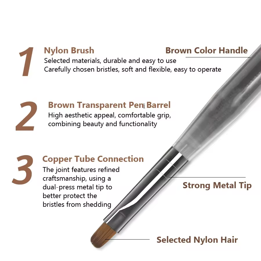 9Pcs Nail Brush Liner DIY Pain - Nail Art Sch recension och pris