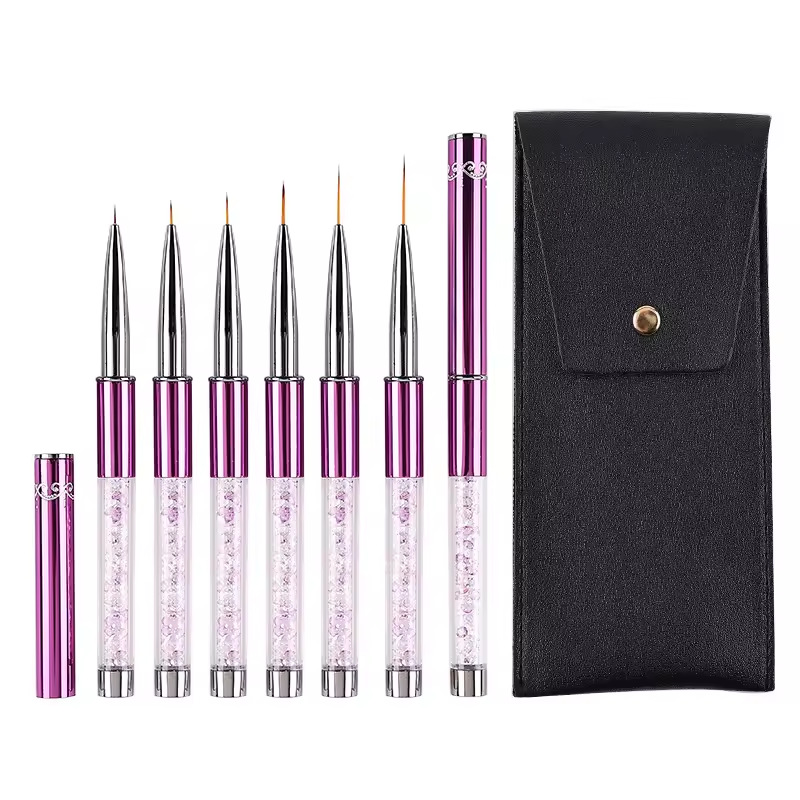 6pcs/Set Acrylic French Stripe - Nail Art Sch recension och pris