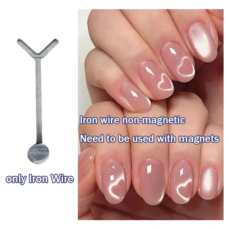 1/3Pcs Y-shaped Love Heart Mag - Nail Art Love recension och pris