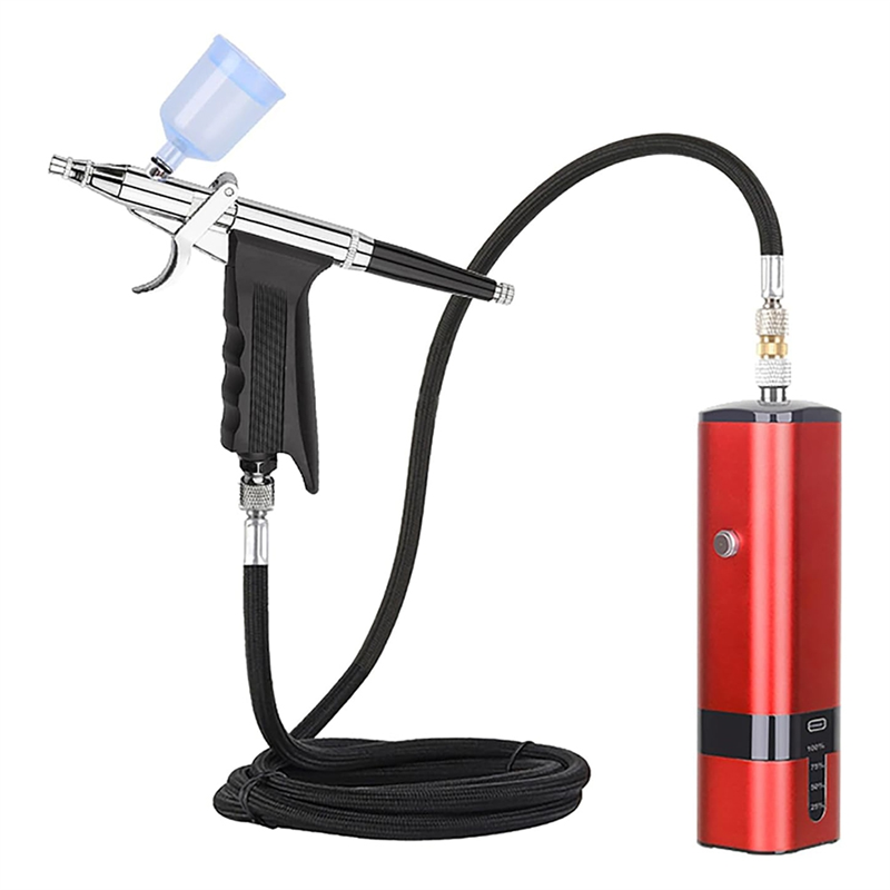 ABLU-Cordless Airbrush Set Wit - Nail Art Brush Set recension och pris