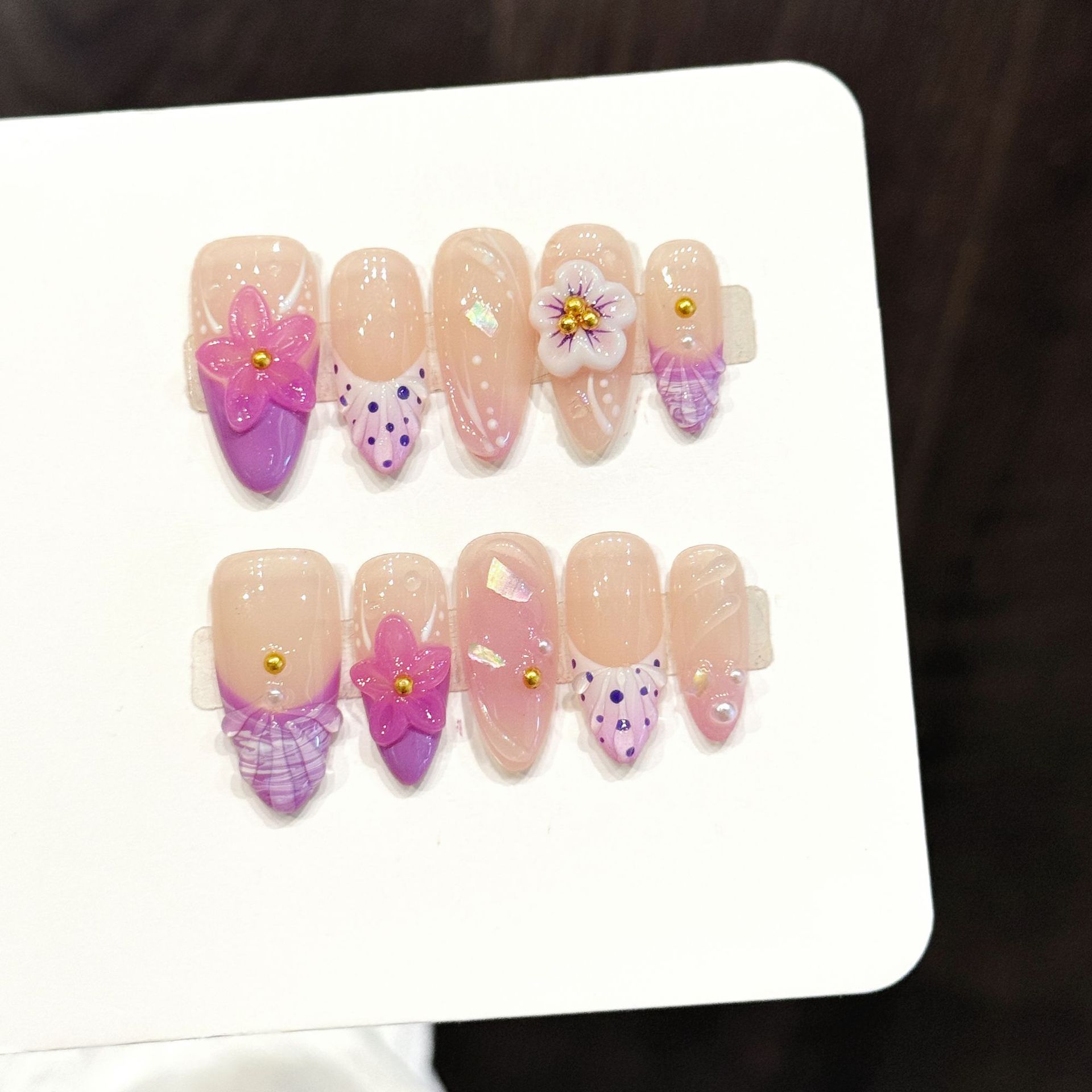 10Pcs Summer Lovely  Red Straw - Nail Art Love recension och pris