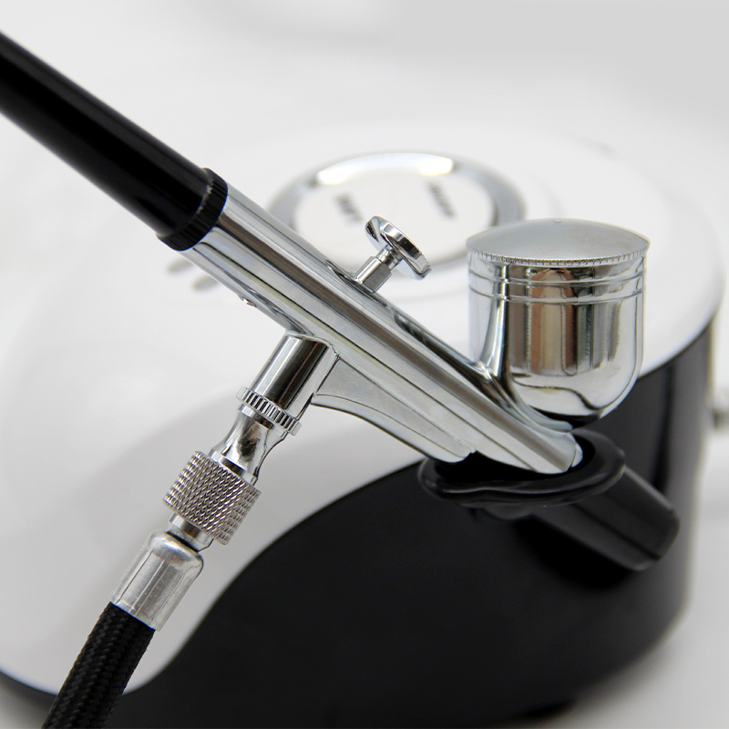 Portable Airbrush With Compres - Nail Art Sch recension och pris