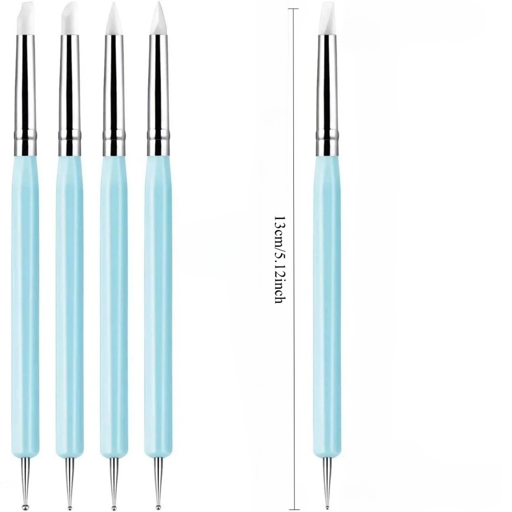 5PCS Silicone Clay Sculpting T - Nail Art Sch recension och pris