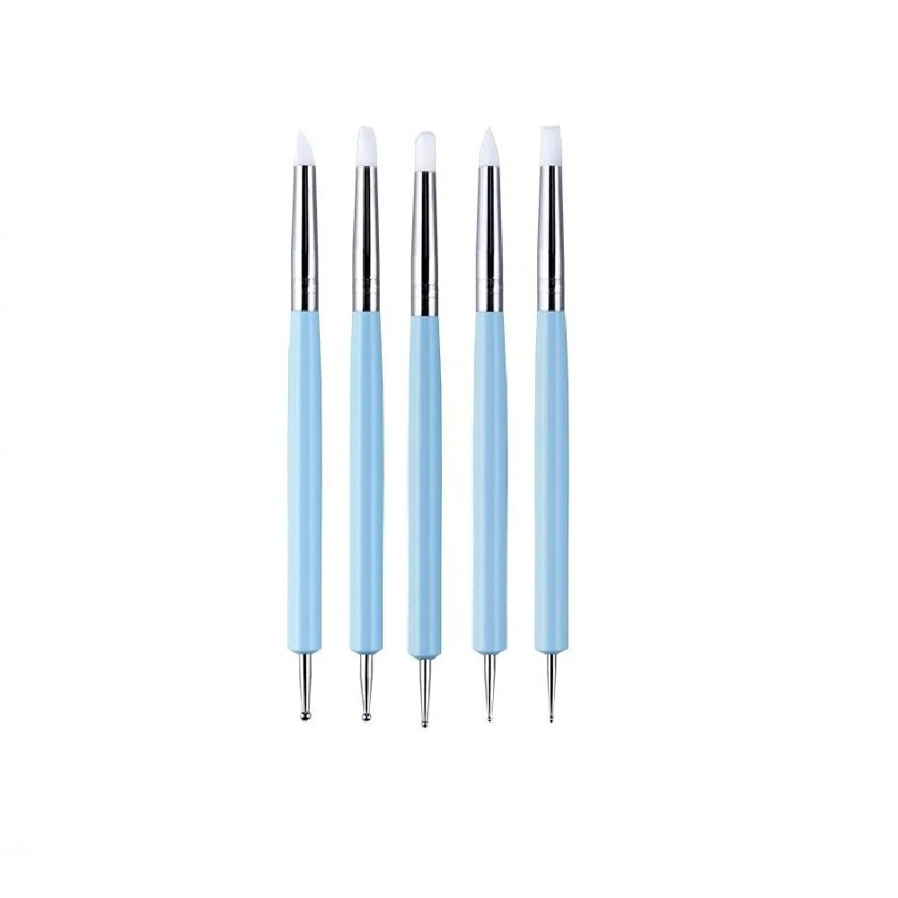 5PCS Silicone Clay Sculpting T - Nail Art Sch recension och pris