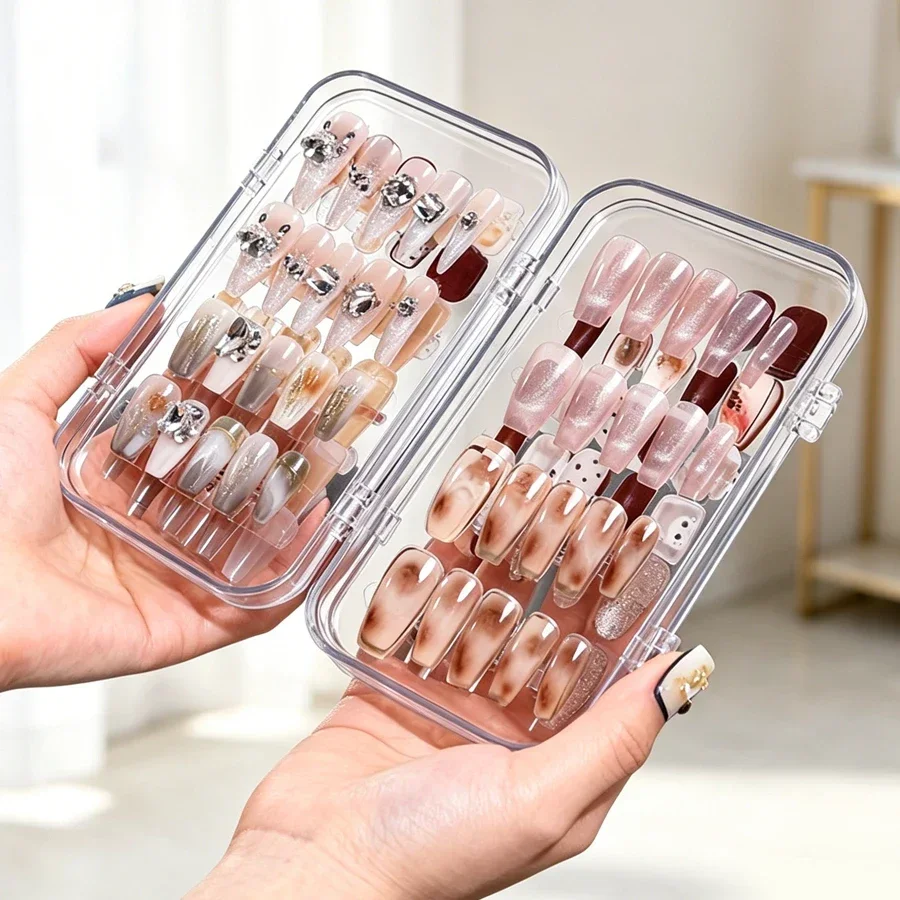 Clear Foldable Press On Nail S - Nail Art Quotes recension och pris