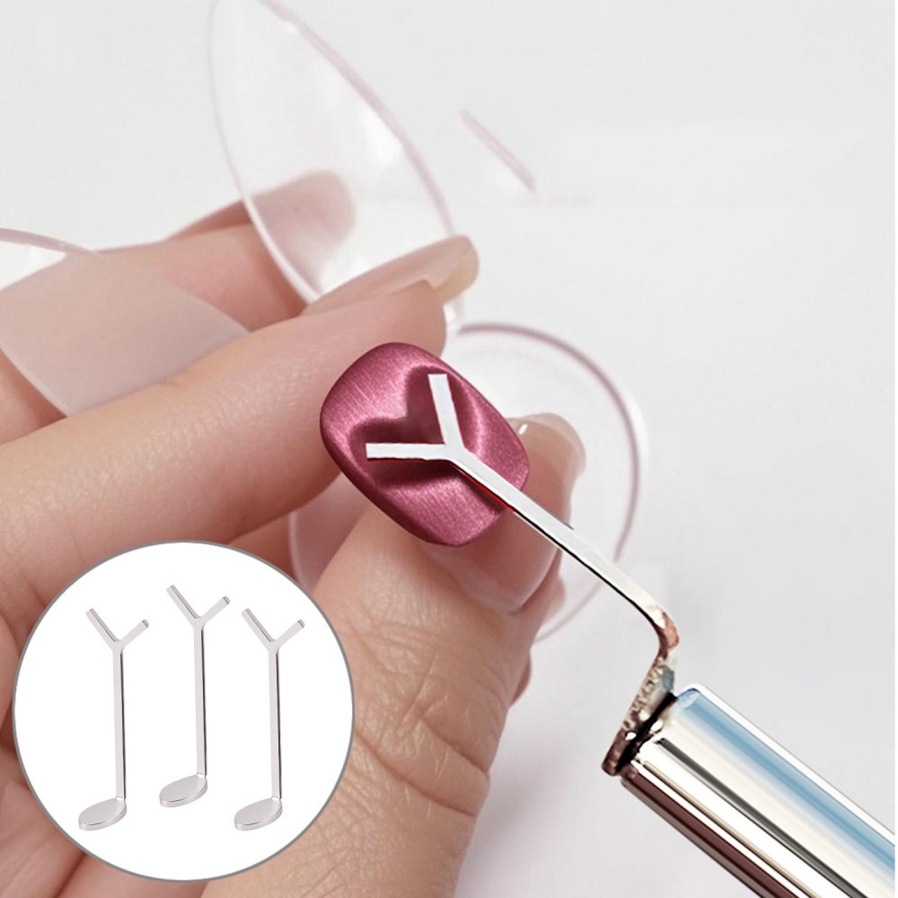 1/2/3/4pcs Y-Shaped Heart Cat  - Nail Art Love recension och pris