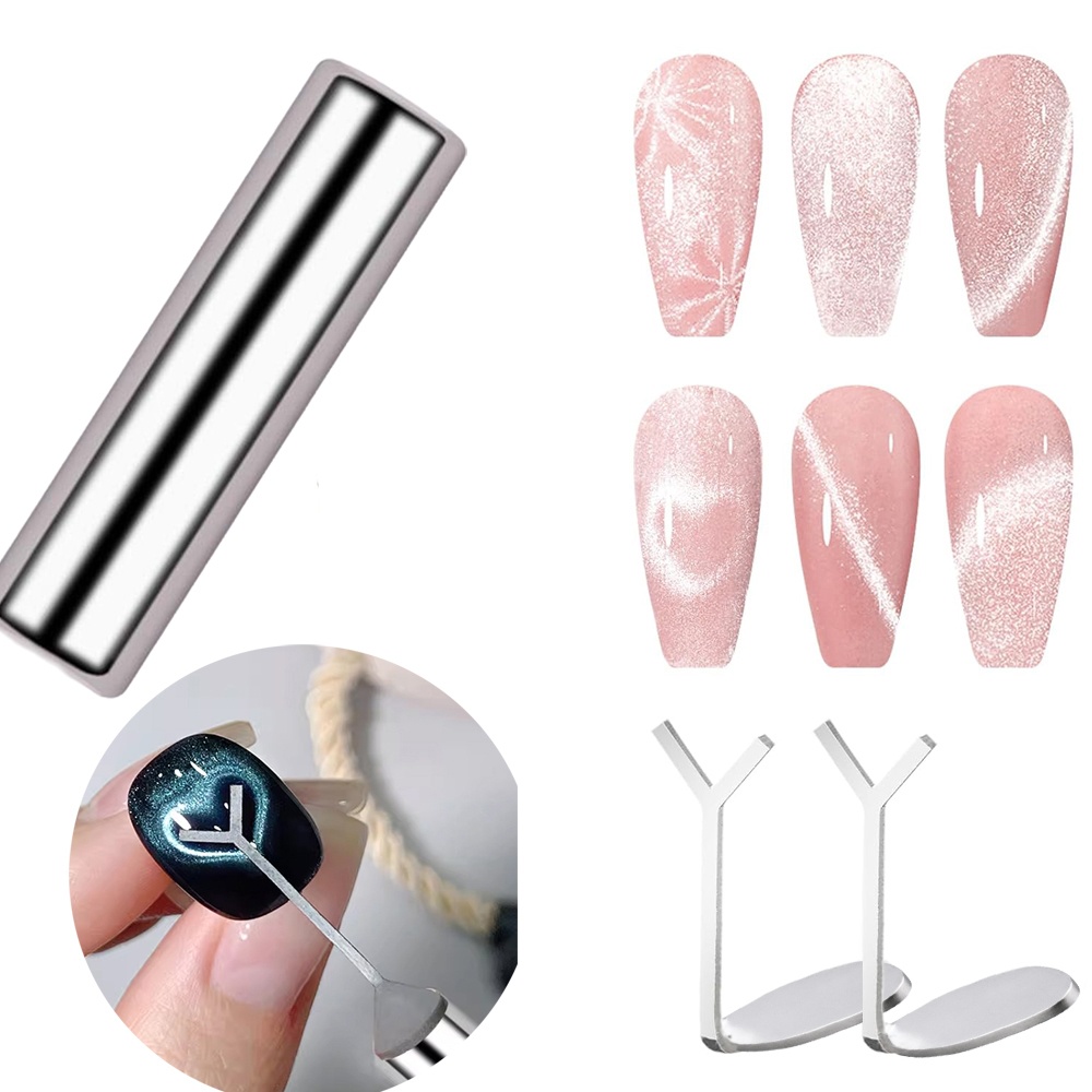 1/2/3/4pcs Y-Shaped Heart Cat  - Nail Art Love recension och pris