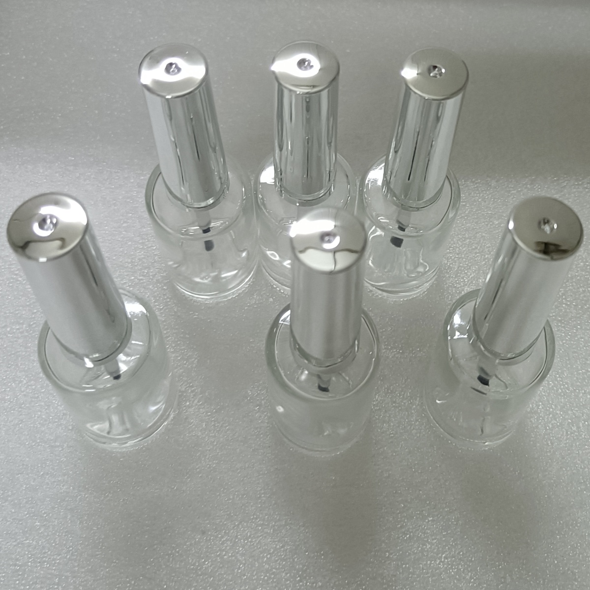 13ml 6 Pieces Clear Glass Nail - Nail Art Sch recension och pris