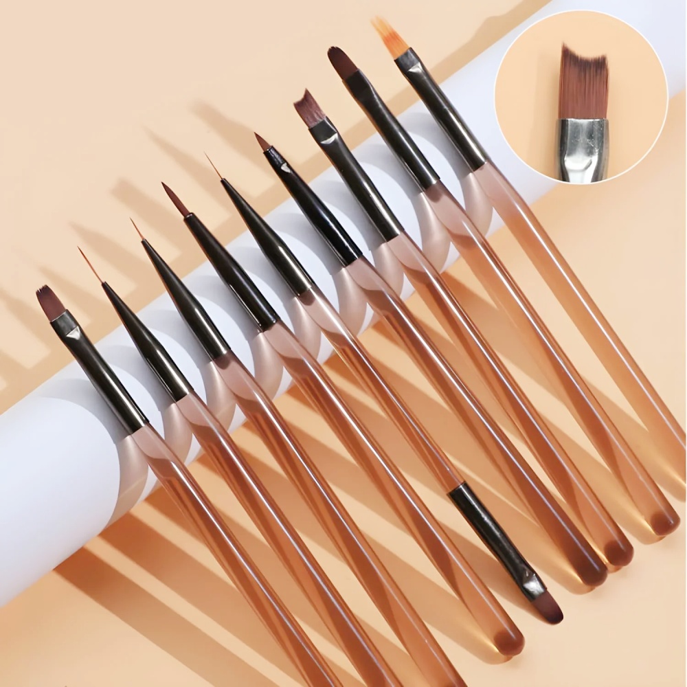 9PCS Nail Brush for Nail Art D - Nail Art Quotes recension och pris