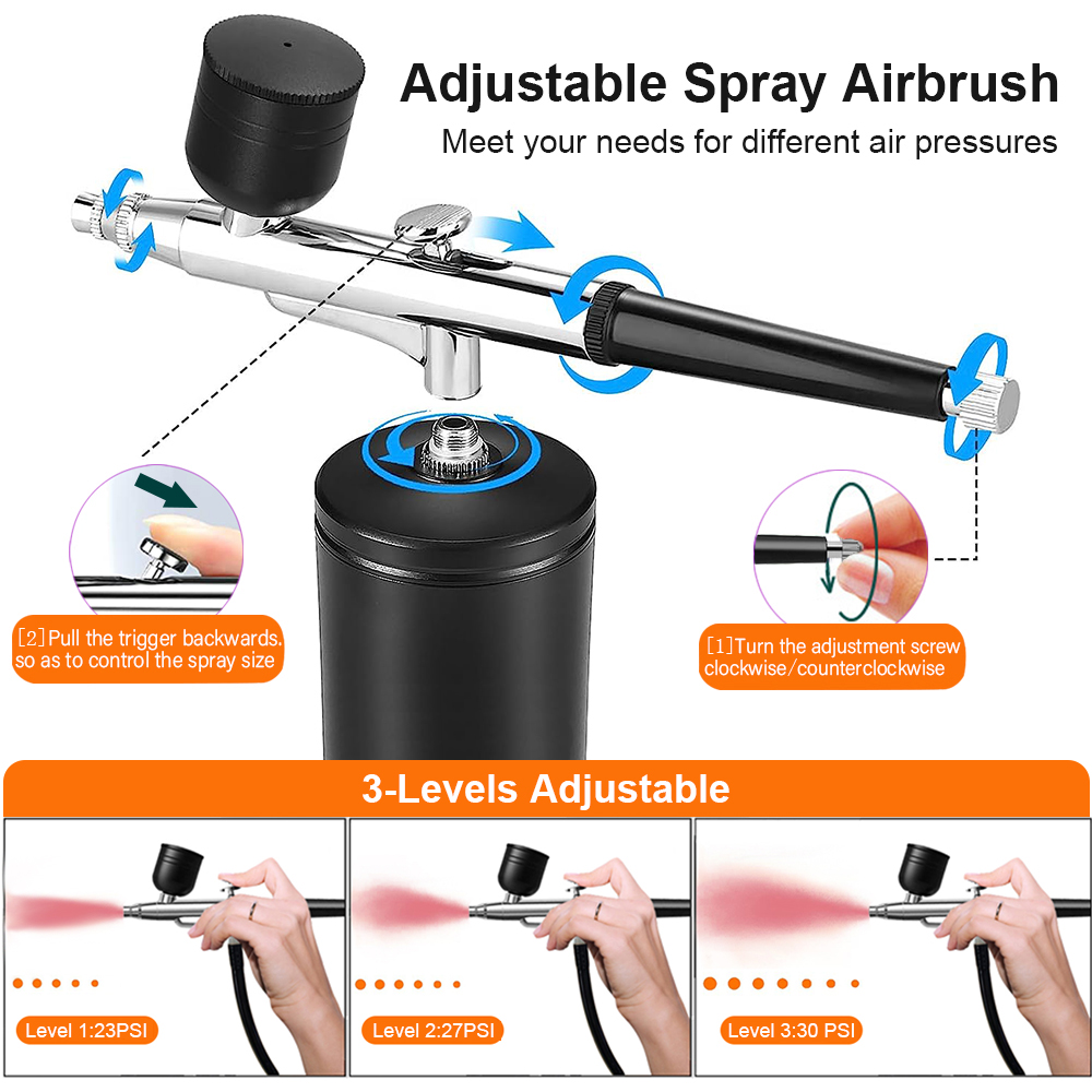Airbrush Nail with Compressor  - Nail Art Sch recension och pris